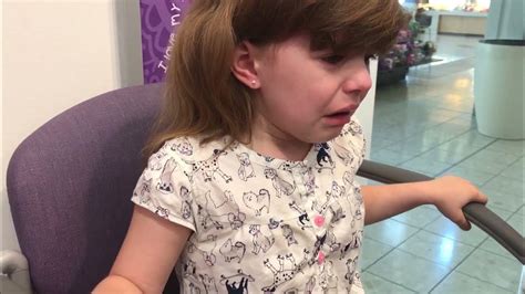 5 Year Old Getting Ears Pierced At Claires Youtube