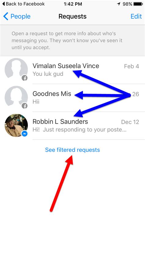 Apr 21, 2021 · 1.first, open your facebook app on your iphone or android and log in. Find Facebook Other Spam Messages Folder via Messenger App ...