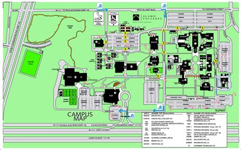 Canyon High School Campus Map Map