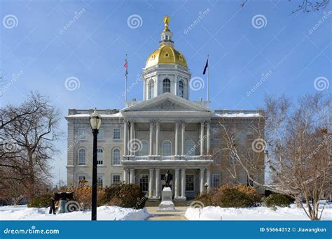 New Hampshire State House Concord Nh Usa Stock Photo Image Of Hill