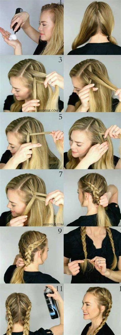 30 French Braids Hairstyles Step By Step How To French Braid Your Own