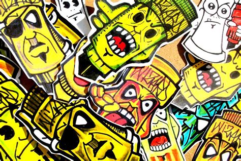 Graffiti Stickers By Wizard1labels On Deviantart