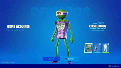How To Get Kernel Poppy Skin And Butter Buddy Emote Free In Fortnite