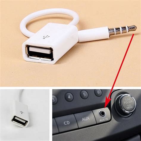 Car Audio Cable Kit Usb Converter Vehicle Speaker Audio Converters 3