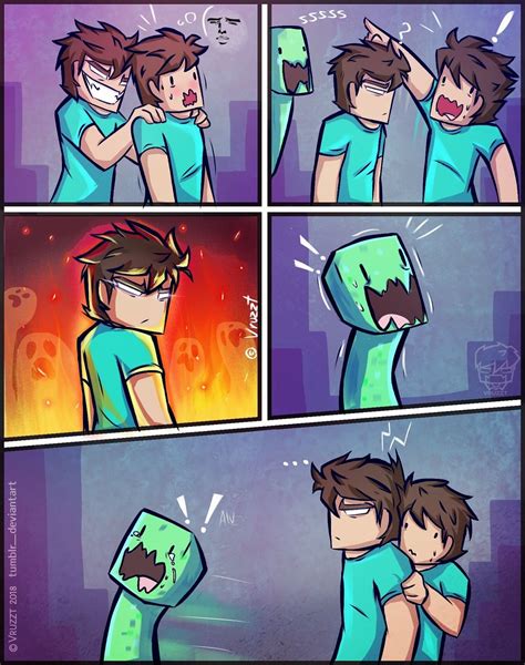 Vruzzt Artzz Minecraft Comics Minecraft Funny Minecraft Anime