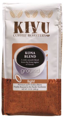 Kivu Kona Blend Light Roast Ground Coffee 12 Oz Fred Meyer