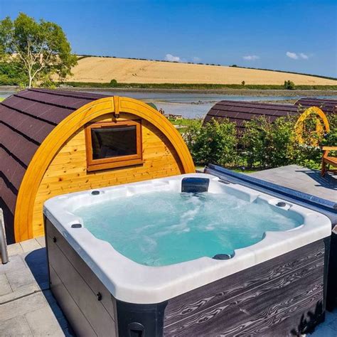 7 Stylish Glamping Pods With Private Hot Tubs In Northern Ireland Hot Tub Garden Hot Tub