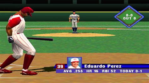 Mlb 99 Ps1 Cubs Vs Reds Hd Youtube