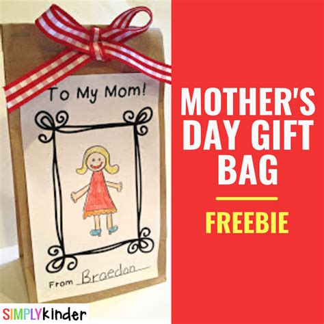 Mothers Day Card T Bag Freebie Simply Kinder