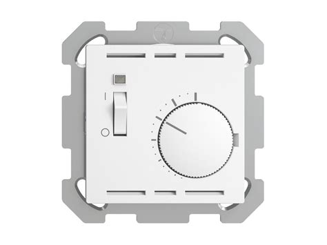 Up Raumthermostat Ediziodue Weiss Mit Schalter Elektrogrosshandel