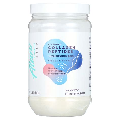 Alani Nu Collagen Peptides With Hyaluronic Acid Breezeberry Oz Servings Walmart Com