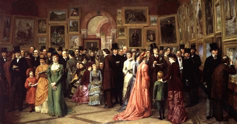 Great British Art A Private View At The Royal Academy 1881 By William