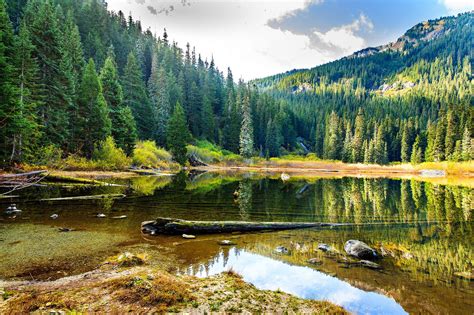 lake, Mountains, Forests, Scenery, Nature Wallpapers HD / Desktop and ...