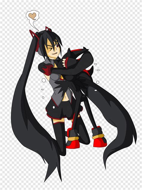 Shadow The Hedgehog Hatsune Miku Fan Art Anime Hedgehog Animals