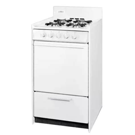 Summit Appliance 20 In 4 Burners 246 Cu Ft Freestanding Natural Gas