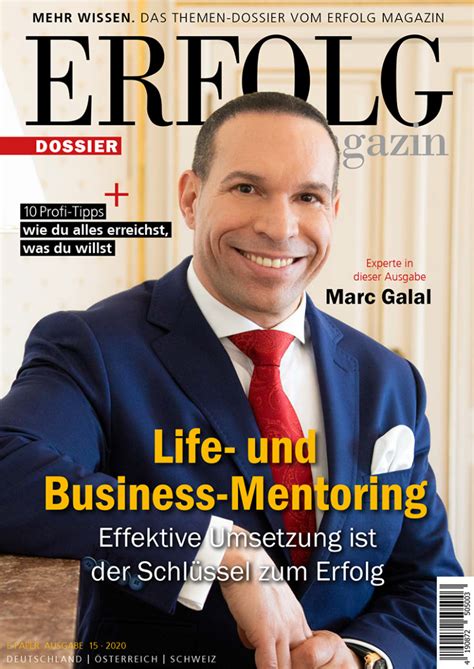 Erfolg Magazin Dossier 15 Life Und Business Mentoring Erfolg Magazin