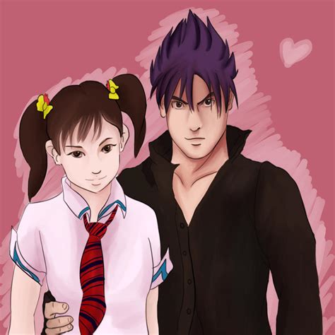 jin kazama y ling xiaoyu by kumieevee on deviantart