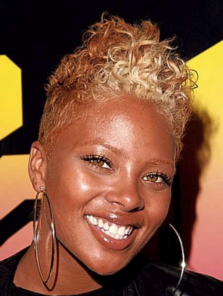 Short Blonde Hairstyles For Black Women