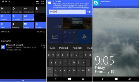 Windows 10 For Phones Actionable And Expandable Notifications And Clearing