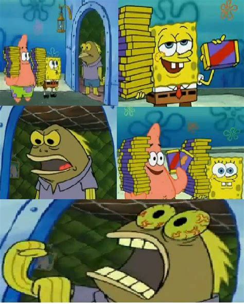 Chocolate Spongebob Blank Meme Template Imgflip