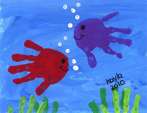 Pin Von Kids Kreations Auf Best Selling Artwork Handabdrücke Basteln