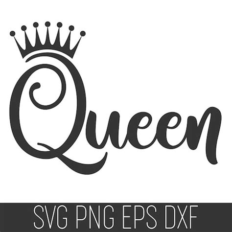 Queen Crown Svg Queen Svg Cut File Queen Cricut Royal Svg Etsy