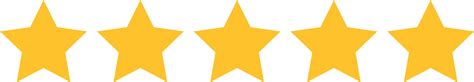 5 Star Rating Png