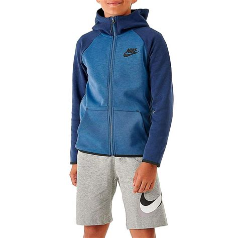 Nike Boys Nsw Tech Fleece Full Zip Hoodie Essentials Kids Ar4020 469