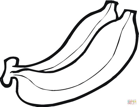 Bunch Of Bananas Sheet Coloring Pages