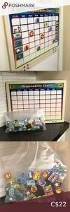  Doug Magnetic Responsibility Chart Chore Chart And White