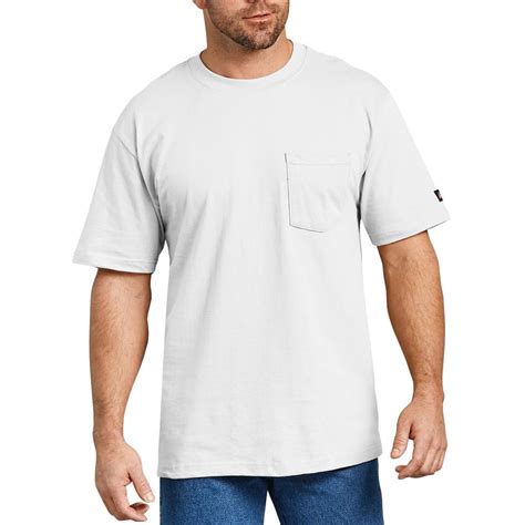 dickies men s extra large white pocket t shirt gs407wh xl the home depot