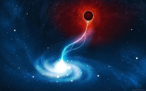 Black Holes In Space Space Art Black Hole Wallpaper Galaxy Wallpaper