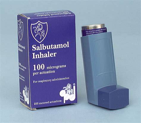 Aes010 Salbutamol Inhaler 01mg Metered Dose X 200 Doses