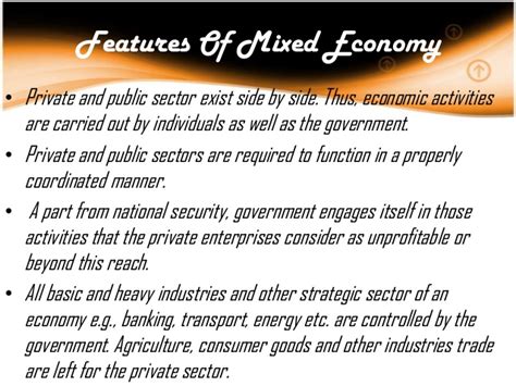 In a mixed economy we have a central planning authority. Mixed Economy