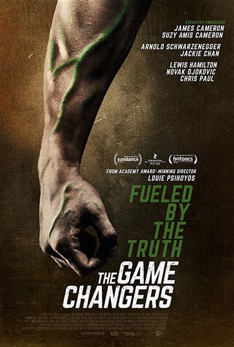 The game changers is a new film executive produced by james cameron, arnold schwarzenegger and jacki. The Game Changers Movie Poster
