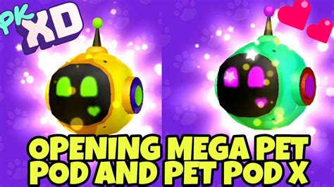 Opening Mega Pet Pod And Pet Pod X In Pkxd What Will I Get Youtube