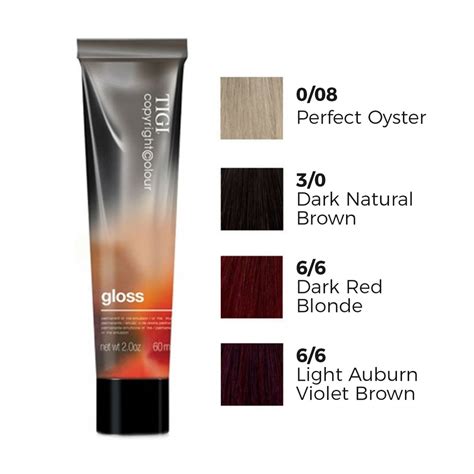 TIGI Copyright Colour Gloss Demi Semi Permanent Hair Dye Cream 60ml EBay