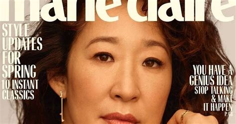 Diary Of A Clotheshorse Sandra Oh Covers Marie Claire Us May 2019