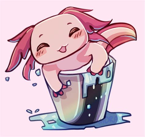 Concept Art Minecraft Axolotl In A Bucket Press J To Jump To The Feed