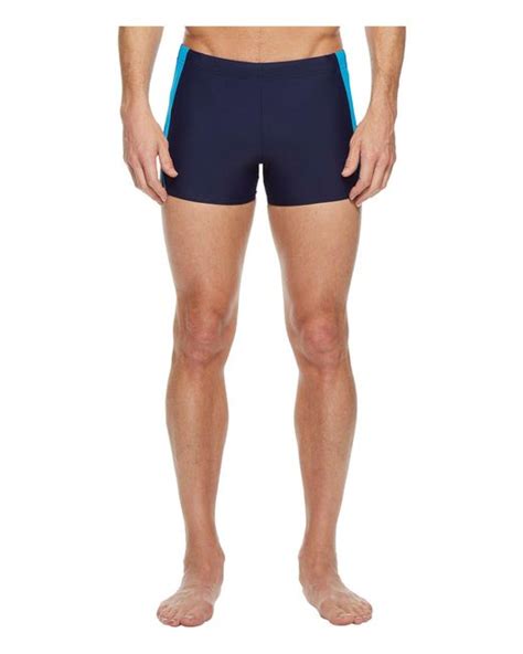 Speedo Synthetic Fitness Splice Square Leg In Navyblue Blue For Men