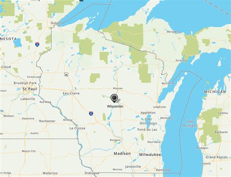 Wisconsin Map Of Cities Mapquest
