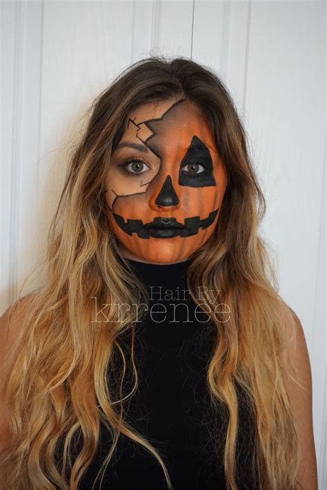 Pumpkin Jack O Lantern Halloween Makeup By Kristenmackoul Creepy