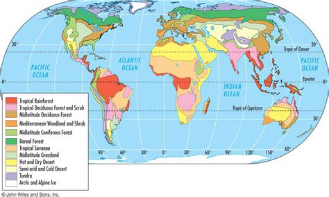 Climate Zones And Biomes