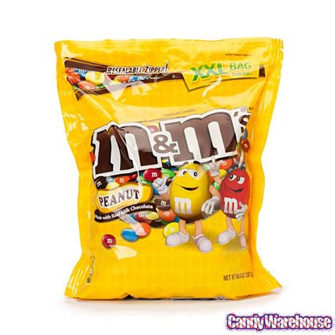 Milk Chocolate Peanut Mandms Candy 56 Ounce Bag Mandms Peanut Candy