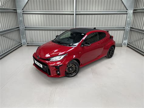 2021 Toyota Yaris Gr Circuit Pack Scarlet Flare Red 70 Miles