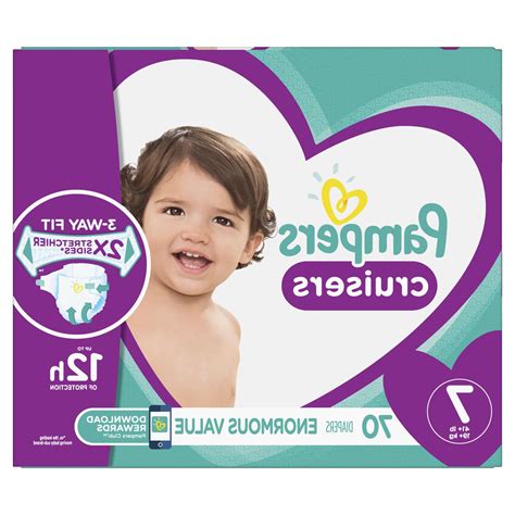 Pampers Cruisers Diapers Size 7 70 Count
