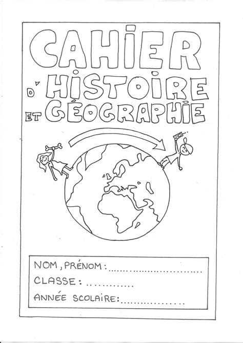 Page De Garde Cahier Histoire Geographie Aper U Historique