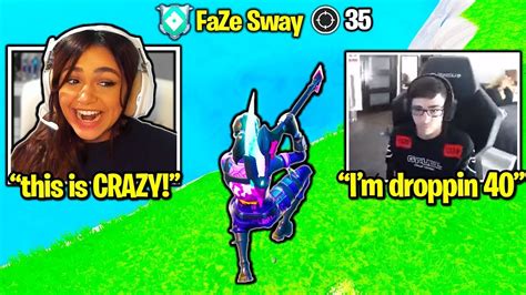 She Got 40 Kills Wfaze Sway Fortnite Youtube