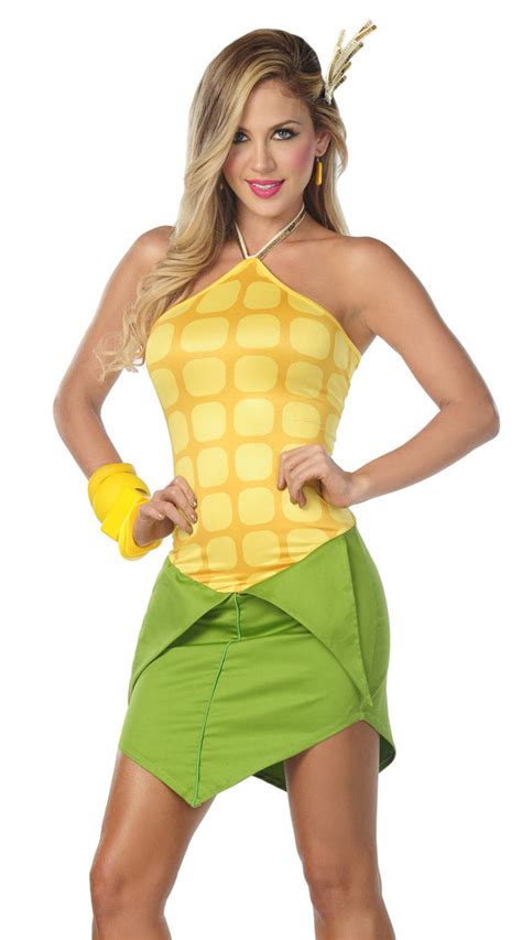 Sexy Corn Costume Corn Cob Costume Corn On The Cob Halloween Costume Its Corn Costume