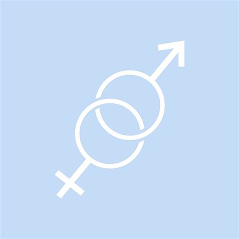 Female And Male Symbols Overlapping Free Vector Rawpixel